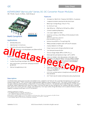 KSTW010A0F41Z型号图片