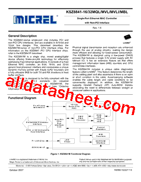 KSZ8841-32MVL型号图片