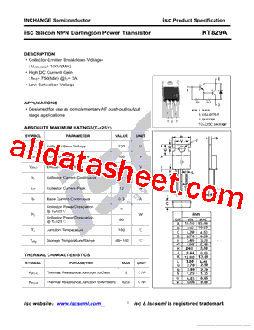 KT829A型号图片