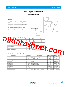 KTA143ZKA型号图片