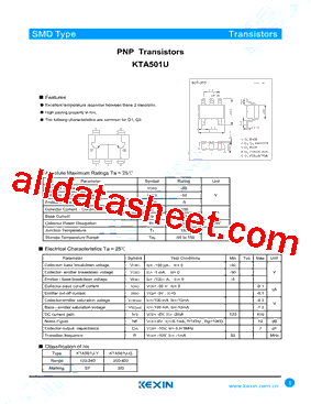 KTA501U-Y型号图片