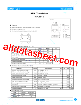 KTC601U型号图片