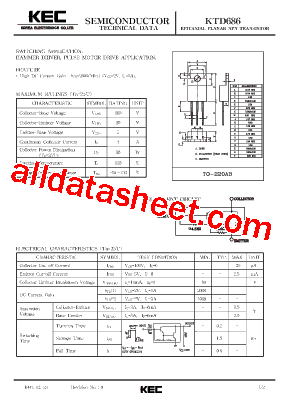 KTD686型号图片