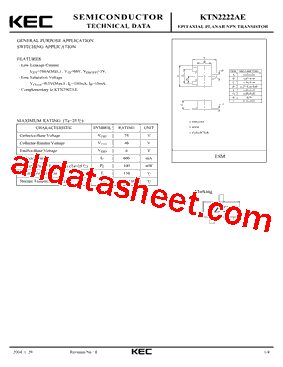 KTN2222AE型号图片