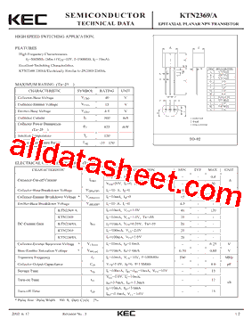 KTN2369A型号图片