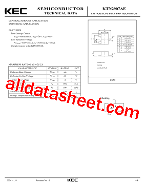 KTN2907AE型号图片