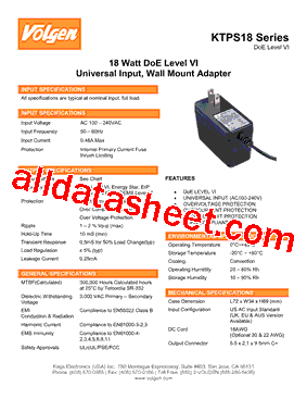 KTPS18-15013WA-VI型号图片