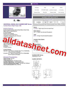 KUSBEX-SMT2-AS1N-BTR型号图片