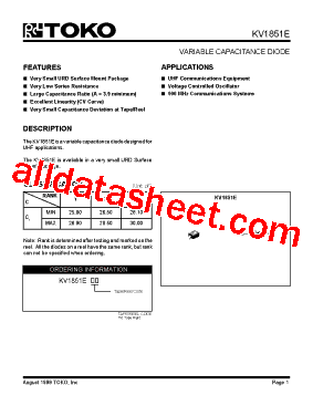 KV1851E型号图片