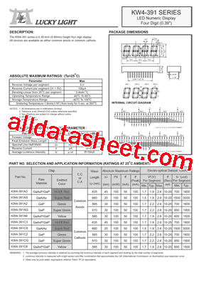 KW4-391AG型号图片