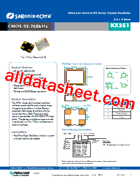 KX2511D8032.768000型号图片