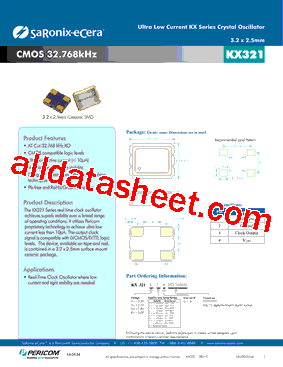 KX3211B1032.768000型号图片