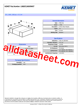 L0603C1N0SRMST型号图片
