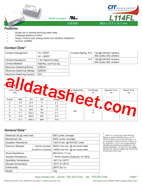 L114FL1CS3VDC.60RDAU型号图片