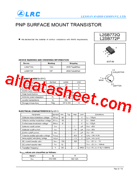 L2SB772P型号图片