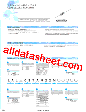 LAL03Z102K型号图片