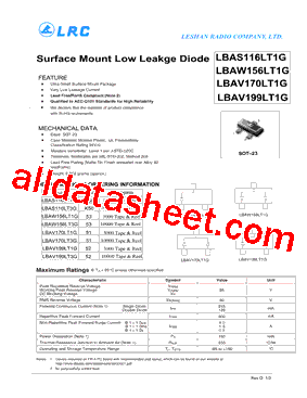 LBAV170LT1G型号图片