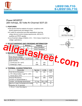 LBSS138LT3G型号图片