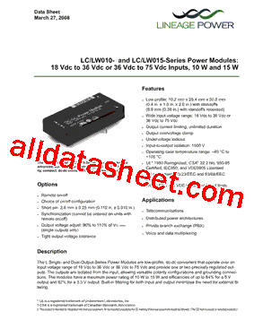 LC015F型号图片