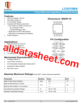 LC0518MA型号图片