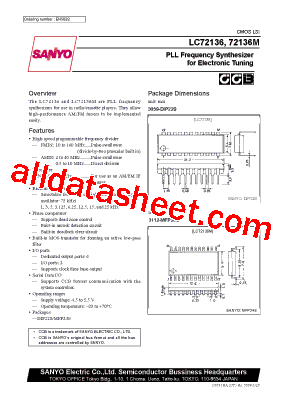 LC72136M型号图片