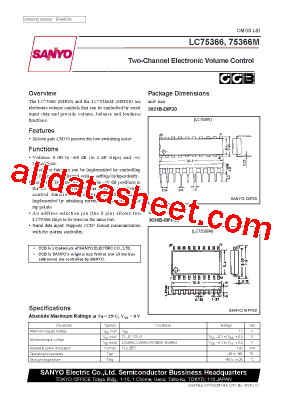 LC75366M型号图片