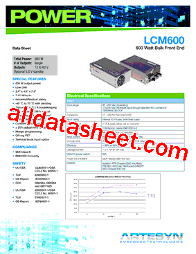 LCM600L型号图片