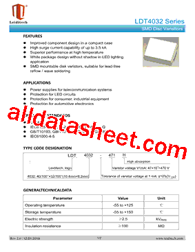 LDT4032-681H型号图片