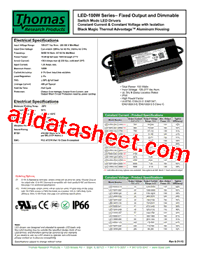 LED-100W型号图片