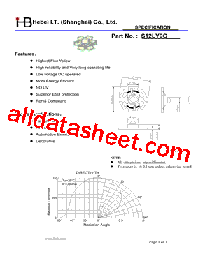 LED-S12LY9C型号图片