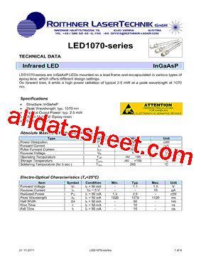 LED1070型号图片