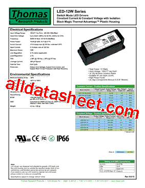 LED12W-16-C0800型号图片