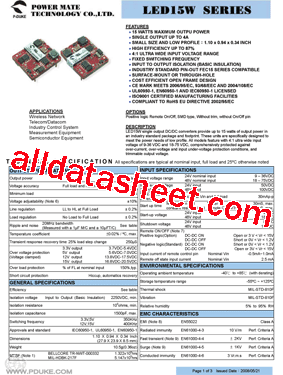 LED15-24S3P3W型号图片