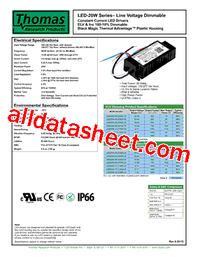 LED20W-17-C1200-TE型号图片