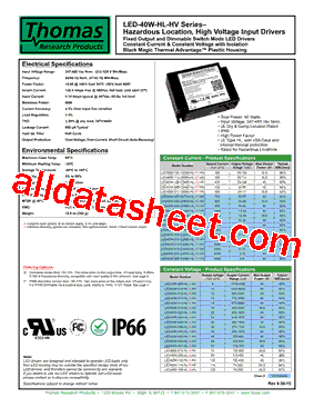 LED40W-045-HL-X-HV型号图片