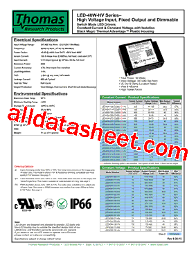 LED40W-089-HV型号图片
