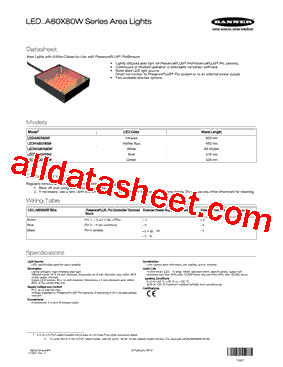 LEDWA80X80W型号图片