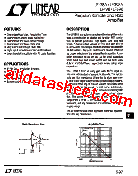 LF198AH/NOPB型号图片