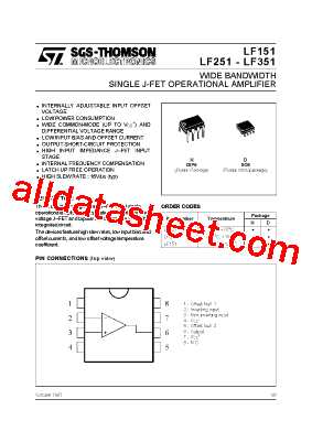 LF351DT型号图片