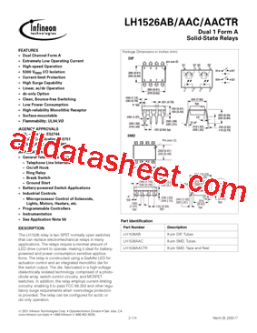 LH1526AB型号图片