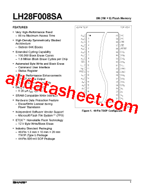 LH28F008SAT-85型号图片