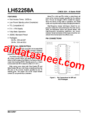 LH52258A型号图片