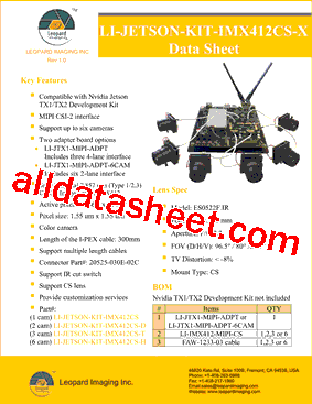 LI-JETSON-KIT-IMX412CS型号图片