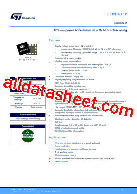 LIS2DUX12TR型号图片