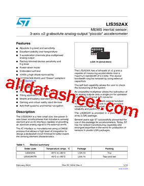 LIS352AXTR型号图片