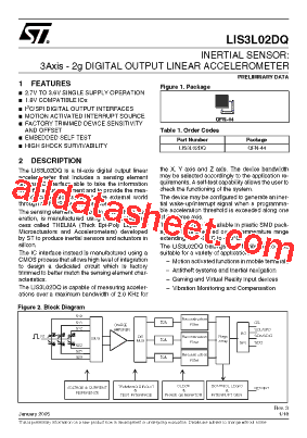 LIS3L02DQ型号图片