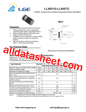 LL4002G型号图片