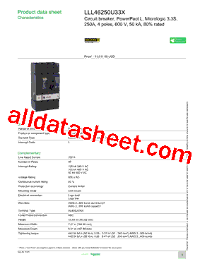 LLL46250U33X型号图片