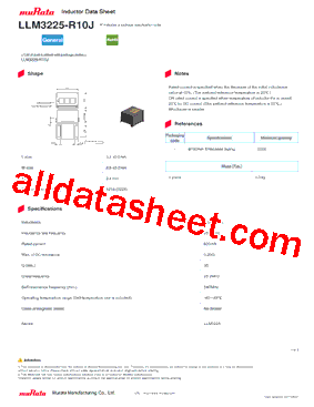 LLM3225-R10J型号图片