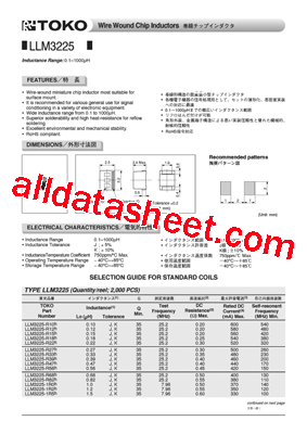 LLM3225-R27H型号图片